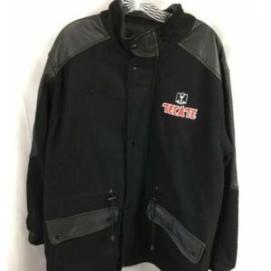 Tecate Beer Mens Black Snap on Full zip up jacket
